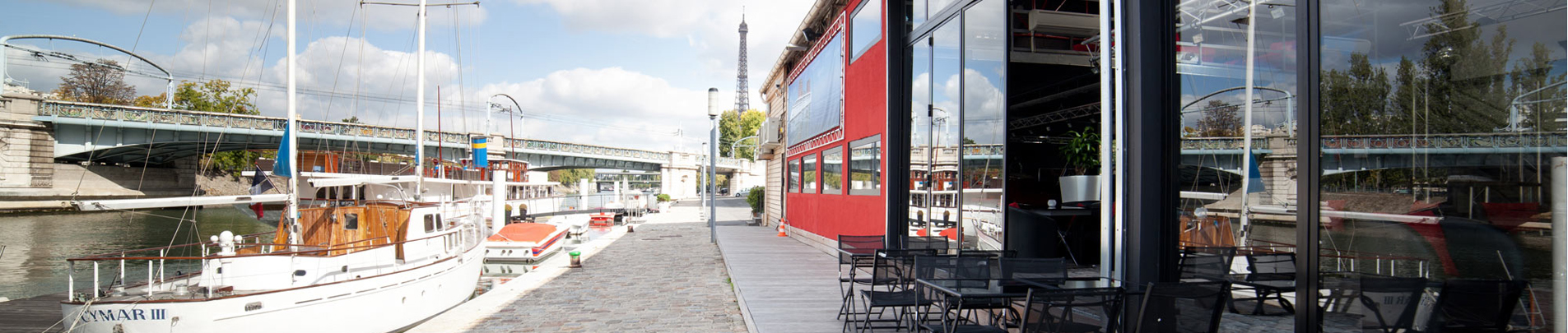 Découvrez nos espaces évènementiels sur la Seine